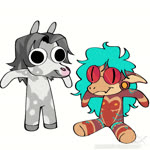 anthro awkward blank_stare butt dancing duo eyewear glasses male male/male music patterned_fur shitpost spots twerking unnatural_colors irradiatedpiratebooty among_us_twerk glue_(irradiatedpiratebooty) equid equine fish horse mammal marine shark 1:1 animated meme short_playtime sound webm