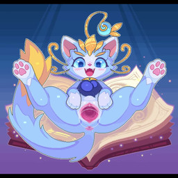 4_toes abdominal_bulge anal_wink anus blue_body blue_fur blush bodily_fluids cervical_contact cervix cervix_view chest_tuft cum cum_from_vagina cum_in_uterus cum_in_vagina cum_inflation cum_inside curling_toes cute_fangs dipstick_ears dipstick_tail disembodied_penis duo ear_markings ejaculation eyes_closed fangs feet female female_feral female_focus female_penetrated feral feral_penetrated from_front_position fur gaping gaping_vagina genital_fluids genitals gloves_(marking) happy humanoid_genitalia humanoid_genitalia_on_feral humanoid_vulva humanoid_vulva_on_feral inflation invisible_penis leaking_cum leg_markings legs_up looking_pleasured lying male male/female male_penetrating male_penetrating_female markings multicolored_ears nude on_back open_mouth open_smile orgasm pawpads paws penetration penile penile_penetration penis penis_in_vagina pull_out sex smile socks_(marking) solo_focus spread_legs spreading table_lotus_position tail tail_markings teeth toes translucent translucent_penetration translucent_penis tuft uterus vaginal vaginal_contractions vaginal_penetration vulva camotli cordialhornet third-party_edit league_of_legends riot_games tencent yuumi_(lol) domestic_cat felid feline felis mammal 1:1 2019 2d_animation animated blue_theme digital_media_(artwork) long_playtime loop motion_tweening pixel_(artwork) pixel_animation sound sound_edit video