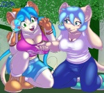 bandanna beads big_breasts blush boot bracelet breasts caterpillar cleavage clothed clothing ear_piercing eyewear female freckles glasses green_eyes jasmine_(skidd) jewelry magnifying_glass outside piercing rat rodent skidd
Rating: Safe
Score: 9
User: dragonlover91
Date: July 09, 2011