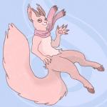 anthro featureless_crotch fluffy fluffy_tail fur holidays hooves horn nude pawpads red_body red_fur solo tail whiskers neothebean valentine's_day iora_(ioragabhar) ioragabhar iorarua bovid caprine eurasian_red_squirrel goat hybrid mammal rodent satyr sciurid tree_squirrel 1:1