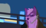 anthro clothing jacket kraw_(krawnight) male solo topwear unknown_artist blade_runner_2049 canid canine canis mammal wolf hi_res