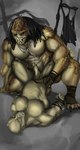 abdominal_bulge abs bodily_fluids bulge cum dominant duo genital_fluids genitals male male/male muscular muscular_humanoid muscular_male nipple_piercing nipples nude pecs penis piercing submissive dagantfus_(artist) mortal_kombat predator_(franchise) baraka alien humanoid yautja hi_res