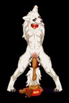 animal_genitalia anthro collar collar_only feces feces_pile female genitals gynomorph intersex leash multi_nipple nipples nude pooping scatplay solo twinkle_bomb baja_(twinkle_bomb) canid canine canis mammal wolf hi_res