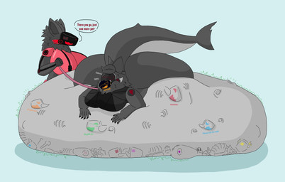 alice_the_protogen ambiguous_gender anthro ass_up belly big_belly big_butt blob_body blush bone bones_in_stomach breasts butt collar death digested digestion dominant dominant_female fatal fatal_vore female femboy_pred flourris_the_protogen group huge_belly huge_butt hyper hyper_belly hyper_butt leash leash_pull leashed_collar lying machine male male/female male/male male_pred male_prey on_front overweight protogen_visor scared shark_tail shy submissive submissive_male swallowing_sound_effect tight_bulges unwilling_prey vore willing_prey eviltoaster05 eviltoaster protogen absurd_res hi_res