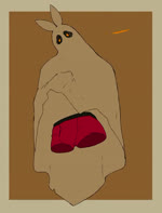 bedsheet_ghost big_penis bodily_fluids boxer_briefs boxer_briefs_only bulge clothed clothing clothing_lift dialogue dripping floating genital_fluids genitals invisible invisible_penis male open_underwear orange_eyes penis precum precum_drip precum_string presenting presenting_penis rabbit_ears red_boxer_briefs red_clothing red_underwear shirt shirt_lift simple_background solo speech_bubble text topless topwear underwear underwear_only wet wet_clothing mawarisaka3 ghost spirit 2023 2d_animation animated english_text frame_by_frame no_sound short_playtime webm