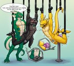 anal anal_penetration anthro athletic athletic_anthro athletic_dom athletic_male athletic_sub bdsm biped blush bodily_fluids bondage bound chastity_cage chastity_cage_only chastity_device chastity_device_only cum cum_while_chaste dialogue dildo dildo_in_ass dildo_insertion dominant dominant_anthro dominant_in_chastity dominant_male eyewear fucking_machine gag genital_fluids glasses machine male metal_chastity_cage mitten_hands mutual_chastity nude object_in_ass penetration permanent_chastity_device predicament restrained ring ring_gag sex_toy sex_toy_in_ass sex_toy_insertion speech_bubble struggling stylized_chastity_cage submissive submissive_anthro submissive_male suspension teasing text unsupported_chastity_cage wearing_glasses moire_dragon mythology elian kava zooks_(character) canid canine canis dragon mammal mythological_creature mythological_scalie scalie wolf 2024 english_text hi_res story story_at_source story_in_description