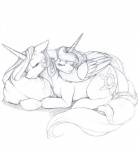 2013 black_and_white cutie_mark duo equine eyes_closed female feral friendship_is_magic horn horse longinius monochrome my_little_pony pillow plain_background pony princess_celestia_(mlp) princess_luna_(mlp) sibling sisters sleeping sparkles winged_unicorn wings
Rating: Safe
Score: 7
User: 2DUK
Date: November 02, 2013