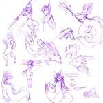 1:1 2016 3_fingers 6_breasts all_fours ambiguous_gender anthro ass_up athletic blush breasts butt canid canine canis clenched_teeth clothing cloven_hooves deer dewclaw_hooves dialogue digital_drawing_(artwork) digital_media_(artwork) digitigrade domestic_cat domestic_dog dragon ellen_heart english_text felid feline felis female feral fingers fox genitals group hair hat headgear headwear hi_res hooves horn jewelry jumping long_hair looking_at_viewer mammal mane melee_weapon monochrome multi_breast mythological_creature mythological_scalie mythology navel nipples nude open_mouth pawpads pendant polearm pussy scalie short_hair simple_background sketch smile snout spear standing surprise tail teeth text thick_thighs transformation unguligrade watsup weapon white_background wide_hips wolf