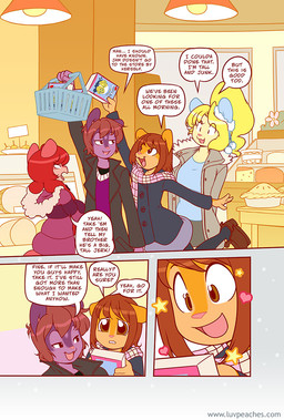 anthro clothed clothed_anthro clothing dialogue female fully_clothed fully_clothed_anthro male pink_nose speech_bubble text miu mammal rodent sciurid tree_squirrel 2011 comic english_text url