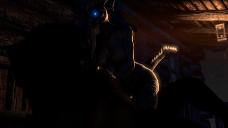 anthro big_breasts bouncing_breasts bouncing_butt breasts butt candle candlelight cowgirl_position duo erection female female_penetrated from_front_position fur genitals horn interspecies light male male/female male_penetrating male_penetrating_anthro male_penetrating_female night nipples nude on_bottom on_top open_mouth outside penetration penile penis porch scales sex smile tail teeth vaginal vaginal_penetration vulva viper-desires bethesda_game_studios microsoft mythology skyrim the_elder_scrolls skyrim_werewolf argonian canid canine canis mammal mythological_canine mythological_creature reptile scalie werecanid werecanine werecreature werewolf wolf 16:9 3d_(artwork) 3d_animation animated digital_media_(artwork) no_sound short_playtime source_filmmaker_(artwork) video widescreen