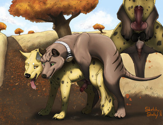 anal anal_orgasm anal_penetration animal_genitalia animal_penis anus balls black_nose blue_sky bodily_fluids brown_body brown_fur canine_genitalia canine_penis cheek_tuft cum cum_in_ass cum_inside day duo ejaculation erection facial_tuft fangs feral feral_on_feral feral_penetrated feral_penetrating feral_penetrating_feral from_behind_position fur genital_fluids genitals glistening glistening_eyes green_eyes hands-free head_tuft interspecies knot knotted_penis male male/male male_penetrated male_penetrating male_penetrating_male markings narrowed_eyes one_eye_closed open_mouth orange_eyes orgasm outside penetration penile penile_penetration penis plant red_anus sex side_view sky spots spotted_body spotted_fur spotted_legs stretched_anus striped_back striped_markings striped_tail stripes tail tail_markings teeth tree tuft unusual_anatomy unusual_genitalia unusual_penis yellow_body yellow_fur sketchy_shelby thylus canid canine dasyuromorph mammal marsupial recently_extinct_species thylacine 2023 dated hi_res signature