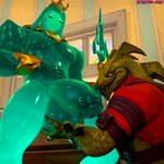 balls big_balls big_penis duo genitals holding_balls humanoid_genitalia humanoid_penis male male/male penis ewr_115 epic_games fortnite mythology hybrid_(fortnite) poseidon_(fortnite) dragon mythological_creature mythological_scalie scalie 1:1 hi_res