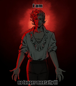 alternative_fashion clothing fangs frilly frilly_clothing hair humanoid_pointy_ears humor j-fashion looking_at_viewer male not_furry ouji_(fashion) pointy_ears red_background red_eyes simple_background solo teeth text white_hair owaintia baldur's_gate baldur's_gate_3 bioware dungeons_and_dragons electronic_arts hasbro larian_studios wizards_of_the_coast astarion_(baldur's_gate) elf humanoid vampire absurd_res english_text hi_res