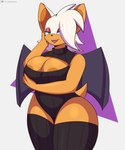 2024 anthro areola areola_slip bat bat_wings belly big_breasts biped bodysuit breast_grab breast_squish breasts cleavage cleavage_cutout clothed clothing curvy_figure cutout digital_media_(artwork) eyelashes eyeshadow female flyingtrace glistening glistening_body glistening_eyelids hand_on_breast hi_res holding_breast huge_breasts legwear leotard lidded_eyes lips looking_at_viewer makeup mammal membrane_(anatomy) membranous_wings multicolored_body nipple_dip nipple_outline nipple_slip nipples open_mouth orange_body orange_skin pose rouge_the_bat sega shaded signature simple_background skinsuit solo sonic_the_hedgehog_(series) squish standing sweater tail tan_areola tan_nipples teal_eyes text thick_thighs thigh_highs tight_clothing topwear turtleneck url voluptuous white_background wide_hips wings