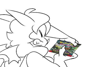 anthro bounce bouncing_breasts breasts cleavage clothed clothing female gambling opening pokemon_card shirt solo tank_top topwear sound_warning tentabat nintendo pokemon tenta_(tentabat) bat mammal 2024 animated animation_meme meme monochrome short_playtime sound webm