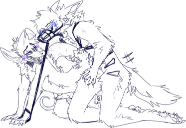 anal anal_penetration animal_genitalia animal_penis anthro anthro_on_anthro anthro_penetrated anthro_penetrating anthro_penetrating_anthro balls bodily_fluids butt canine_genitalia canine_penis collar duo erection fur gag genital_fluids genitals hair leash leash_in_mouth leash_pull looking_at_another looking_pleasured male male/male male_penetrated male_penetrating male_penetrating_male muzzle_gag nude object_in_mouth open_mouth penetration penile penile_penetration penis penis_in_ass precum precum_on_own_penis sex simple_background smile shirojackote american_opossum canid canine canis mammal marsupial mustelid wolf hi_res