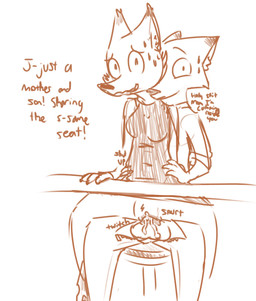 age_difference anthro anthro_on_anthro anthro_penetrated anthro_penetrating anthro_penetrating_anthro balls bodily_fluids breasts chair chair_position cheek_tuft clothed clothed_sex clothing crotch_tuft cum cum_in_vagina cum_inside cum_on_balls cum_on_penis dialogue dipstick_ears dress duo ear_markings ears_back ejaculation erection eyebrows facial_tuft female female_penetrated from_behind_position front_view furniture genital_fluids genitals inner_ear_fluff leaking_cum looking_at_viewer male male/female male_penetrating male_penetrating_female mature_anthro mature_female multicolored_ears nervous older_female onomatopoeia orgasm penetration penile penile_penetration penis penis_in_vagina pivoted_ears sex shirt simple_background sitting son_penetrating_mother sound_effects stealth_sex sweat sweatdrop text topwear tuft under_table vaginal vaginal_penetration vulva whispering white_background wide_eyed younger_male visiti disney zootopia mrs._wilde nick_wilde canid canine fox mammal red_fox true_fox digital_media_(artwork) english_text monochrome sketch incest_(lore) mother_(lore) mother_and_child_(lore) mother_and_son_(lore) parent_(lore) parent_and_child_(lore) parent_and_son_(lore) son_(lore)