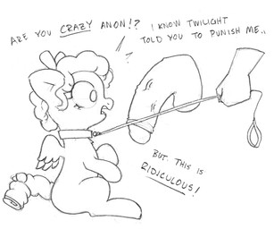 big_penis collar disembodied_hand disembodied_penis duo female feral genitals huge_penis imminent_rape imminent_sex leash loli male male/female penis sexual_punishment size_difference text wings young young_female young_feral kumakum friendship_is_magic hasbro my_little_pony mythology anon cozy_glow_(mlp) equid equine horse human mammal mythological_creature mythological_equine pegasus 6:5 monochrome sketch