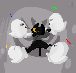 3_toes anthro balls black_body black_eyes black_fur bottomless cloak clothed clothing erection feet fellatio female female_anthro foot_fetish foot_lick foot_play footjob fur genitals group group_sex handjob holidays licking male male/female on_model open_mouth oral partially_clothed paws penile penis plump_labia sex simple_background tail toes tongue tongue_out translucent translucent_body translucent_penis vulva yellow_sclera thefablednekos google google_doodle halloween magic_cat_academy momo_(google) domestic_cat felid feline felis ghost mammal spirit 2016 digital_drawing_(artwork) digital_media_(artwork) hi_res signature