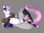 anthro big_penis blush clothed clothing erection genitals male penis pose presenting solo possumgod becquerel_(flavorfulhades) american_opossum mammal marsupial hi_res pinup shaded