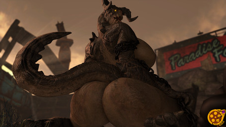 amber_eyes anthro big_breasts big_butt breasts butt chain chain_leash curvy_figure female horn hourglass_figure kneeling leash leashed_viewer nipples non-mammal_breasts outside solo wide_hipped_anthro wide_hipped_female wide_hips sfrogue red-eye_(modeler) fallout microsoft deathclaw reptile scalie 16:9 2019 3d_(artwork) digital_media_(artwork) widescreen