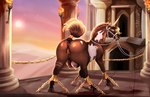 anatomically_correct anatomically_correct_anus anatomically_correct_genitalia anatomically_correct_pussy animal_genitalia animal_pussy anus bit_gag bound bridle chain chained clitoral_winking clitoris equine_anus equine_genitalia equine_pussy eyebrows eyelashes facial_piercing female feral gag genitals hair hooves horn mottled mottled_genitalia multicolored_body multicolored_hair nipples nose_piercing nose_ring outside piercing pillar pussy raised_tail reins ring_piercing shackled solo tail tail_anus tail_wraps teats torch two_tone_body two_tone_hair two_tone_tail udders wraps huskii-s mythology equid equine mammal mythological_creature mythological_equine unicorn 2024 digital_media_(artwork) hi_res