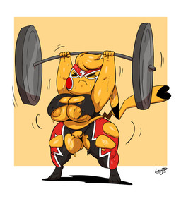 anthro anthrofied areola barbell belly big_breasts bodily_fluids breasts cleft_tail clothed clothed_anthro clothed_female clothing cosplay_pikachu_(costume) curvy_figure dipstick_ears dipstick_tail ear_markings exercise exposure_variation eyes_closed female female_anthro genitals heart_tail huge_breasts huge_thighs lucha_libre_mask markings mask midriff multicolored_ears multicolored_tail muscular muscular_anthro muscular_female muscular_thighs nipple_slip nipples pokemorph shortstack shortstack_female skindentation slightly_chubby slightly_chubby_anthro slightly_chubby_female solo sports_mask sportswear squish sweat tail tail_markings thick_thighs thigh_squish torn_clothing voluptuous voluptuous_anthro voluptuous_female vulva wardrobe_malfunction weightlifting wide_hipped_female wide_hips wide_stance workout wrestling_mask joaoppereiraus nintendo pokemon cosplay_pikachu_(character) kanna_(joaoppereiraus) pikachu_libre generation_1_pokemon pikachu pokemon_(species) 2021 digital_media_(artwork) hi_res signature