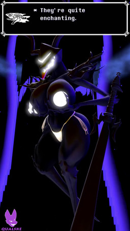 anthro big_breasts bouncing_breasts breast_fondling breast_play breasts clothing dark_fountain dialogue female fondling hand_on_breast melee_weapon panties smile solo string_panties sword tongue tongue_out underwear weapon qualske98 deltarune undertale_(series) berdly kris_dreemurr ralsei roaring_knight susie_(deltarune) avian bird blue_jay bovid caprine corvid goat human humanoid jay_(bird) mammal new_world_jay oscine passerine scalie 2025 3d_(artwork) 3d_animation 9:16 animated digital_media_(artwork) hi_res short_playtime sound video