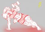 athletic_wear exercise female muscular muscular_female workout adagadeprata icyfoxy lyra_xisaru felid mammal