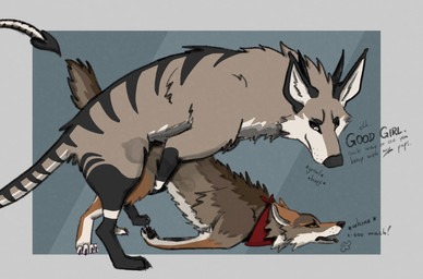 amber_eyes animal_genitalia animal_penis ass_up black_sclera bodily_fluids canine_genitalia canine_penis cum cum_in_uterus cum_inside dirty_talk doggystyle dominant dominant_feral dominant_male duo erection female female_feral female_penetrated feral feral_on_feral feral_penetrated feral_penetrating feral_penetrating_feral from_behind_position fucked_silly genital_fluids genitals good_girl growling hip_grab horn impregnation impregnation_attempt internal kerchief knot knot_root knotted_penis knotting large_penetration larger_feral larger_male lying male male/female male_feral male_penetrating male_penetrating_female mating_grip mounting on_front overwhelmed penetration penile penile_penetration penis praise raised_tail sex sigh simple_background size_difference smaller_female smaller_feral smaller_penetrated submissive submissive_female submissive_feral tail uterus vaginal vaginal_knotting vaginal_penetration whining white_eyes coyobites mythology lena_(coyobites) travon_(character) canid canid_demon canine canis coyote demon hellhound mammal mythological_canine mythological_creature hi_res