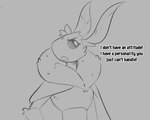 antennae_(anatomy) anthro black_line_art dialogue female fur insect_wings nude open_mouth sassy solo text wings dooblebugs bug_fables moonsprout_games mothiva_(bug_fables) arthropod insect lepidopteran moth 2021 digital_media_(artwork) english_text monochrome sketch