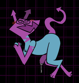 anthro anthrofied blush bodily_fluids cum cum_drip cum_on_penis dripping foreskin genital_fluids genitals male penis solo toony silly_imp deltarune undertale_(series) darkner virovirokun 2022 digital_media_(artwork)