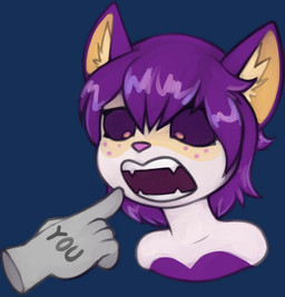 anthro bite female freckles solo sticker teeth marsminer made_in_abyss ych_(character) narehate alpha_channel hi_res