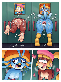 after_anal anus blush bodily_fluids breasts clothing cum cum_in_ass cum_inside dripping duo female gaping gaping_anus genital_fluids genitals hair hat headgear headwear nipples nude open_mouth picture_frame ponytail satisfied smile steam sweat tail tears tired vulva dogma angry_birds angry_birds_stella donkey_kong_(series) nintendo rovio_entertainment sega dixie_kong willow_(angry_birds) avian bird haplorhine mammal monkey primate 2025 absurd_res hi_res