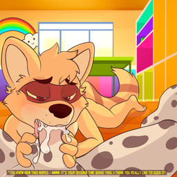 adult_on_young age_difference anthro bodily_fluids cum cum_in_mouth cum_inside dialogue duo fellatio genital_fluids male male/male nude oral oral_penetration penetration penile school sex speech_bubble text tongue tongue_out tongue_out_fellatio young young_anthro krimsomskaizo canid canine canis dalmatian domestic_dog mammal procyonid raccoon 1:1 absurd_res english_text hi_res