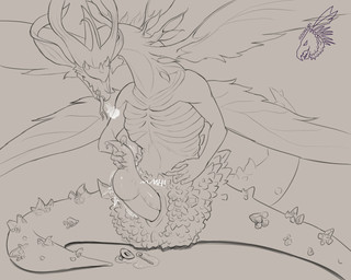 anthro breath claws clothing cock_vore erection forked_tongue genitals hand_on_penis hat headgear headwear horn logo macro magic_staff male male_pred micro muffled nude nude_pred penile penis solo tongue tongue_out vore wings wizard_hat zeanlain dark_souls fromsoftware seath_the_scaleless monster 2022 5:4 artist_logo
