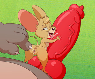 animal_genitalia animal_penis anthro anus black_nose breasts buckteeth butt canine_genitalia canine_penis claws duo extreme_size_difference female genitals half-closed_eyes knot larger_male licking male male/female micro narrowed_eyes nipples one_eye_closed open_mouth oral penile penis penis_lick sex size_difference smaller_female teeth thick_thighs tongue tongue_out vein veiny_penis vulva lonbluewolf metro-goldwyn-mayer tom_and_jerry tom_and_jerry_time charlotte_(tom_and_jerry_time) spike_bulldog canid mammal mouse murid murine rodent 2026 hi_res