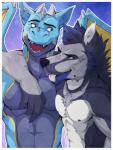 abs aluminemsiren canine dragon flexing hair male mammal muscles pecs wings
Rating: Safe
Score: 3
User: rix_traier
Date: April 22, 2014