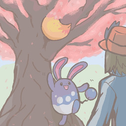 ambiguous_anthro ambiguous_gender anthro biped cherry_blossom climbing_tree clothed clothed_human clothed_male clothing detailed_background dipstick_tail emanata flower gesture group hand_gesture hiding male male_human markings on_one_leg open_:3 open_mouth open_smile outside plant pointing prunus_(flower) smile solo standing tail tail_markings tree trio gd-058 nintendo pokemon calem_(pokemon) azumarill braixen generation_2_pokemon generation_6_pokemon human mammal pokemon_(species) 1:1 2017 aliasing binary_drawing digital_drawing_(artwork) digital_media_(artwork) japanese_description translated_description female_(lore) male_(lore)