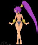 butt clothed clothing feet female hair humanoid_pointy_ears not_furry pointy_ears solo standing bdanimare shantae_(series) wayforward shantae genie humanoid 2018 3d_(artwork) absurd_res alpha_channel digital_media_(artwork) hi_res