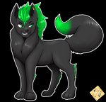 feral jewelry male runescript solo dismaydream_(oc) canid canine canis mammal wolf absurd_res alpha_channel hi_res