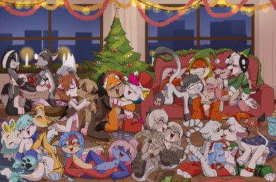 2_penises anal anal_penetration animal_genitalia animal_penis anthro anthro_on_anthro anthro_penetrated anthro_penetrating anthro_penetrating_anthro balls blue_hair bodily_fluids buttplug buttplug_in_ass buttplug_insertion candle canine_genitalia canine_penis christmas_clothing christmas_headwear christmas_tree clothing countershade_torso countershading cum cum_in_vagina cum_inside dildo diphallism double_dildo double_penetration ejaculation erection eyes_closed eyewear feline_genitalia feline_penis fellatio female female/female female_penetrated floppy_ears furniture gem genital_fluids genitals glasses group group_sex hair hands-free hat headgear headwear hemipenes holidays horizontal_diphallism interspecies intraspecies jewel_buttplug kissing knot male male/female male/male male_penetrated male_penetrating male_penetrating_female male_penetrating_male multi_genitalia multi_penis object_in_ass open_mouth open_smile oral pawpads penetration penile penile_penetration penis penis_in_ass penis_in_vagina plant plug_(sex_toy) plug_insertion santa_hat sex sex_toy sex_toy_in_ass sex_toy_insertion smile sofa spitroast tail tail_tuft threesome tongue tongue_out tree tuft vaginal vaginal_penetration vulva young young_anthro young_female young_male young_on_young fuf christmas nintendo pokemon jade_(lunarciph) ocelotte_(lunarciph) tuntematon canid canine canis dalmatian domestic_cat domestic_dog felid feline felis fish generation_2_pokemon hybrid mammal marine mustelid otter pantherine pokemon_(species) shark smeargle snow_leopard 2025 absurd_res hi_res incest_(lore)