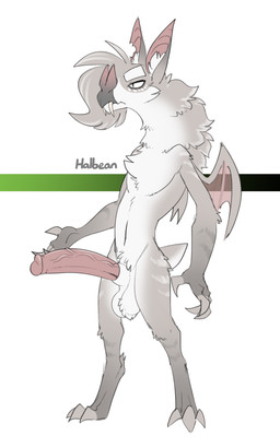 animal_genitalia anthro ball_tuft balls bat_ears bat_tail big_penis biped claws crotch_tuft detached_sheath digitigrade erection eyebrows fangs finger_claws fur genitals green_background grey_body grey_fur grey_hair hair huge_penis humanoid_genitalia humanoid_penis hybrid_genitalia hybrid_penis leaf_nose male membrane_(anatomy) membranous_wings penis sheath sheathed_humanoid_penis simple_background solo teeth thick_eyebrows toe_claws tuft vein veiny_penis white_background white_balls white_body white_fur white_sheath wings halbean hal_(halbean) bat ghost_bat mammal megadermitid microbat 2022 5:8 absurd_res digital_media_(artwork) hi_res
