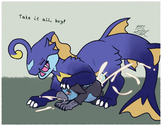 all_fours anal anal_penetration anthro avian_feet beak blue_body blue_countershading bodily_fluids claws countershading crying cum cum_in_ass cum_inflation cum_inside cum_splatter cum_through cumshot_in_ass dipstick_fins doggystyle duo ears_down excessive_cum excessive_genital_fluids eyes_closed fin fin_frill finger_claws forced frill_(anatomy) from_behind_position genital_fluids gloves_(marking) gradient_tail grey_beak head_fin head_markings inflation logo looking_aside male male/male markings membrane_(anatomy) narrowed_eyebrows open_mouth penetration penile penile_penetration penis_in_ass pivoted_ears rape red_eyes sex size_difference tail tail_fin tears text toe_claws white_claws yellow_body yellow_countershading yellow_membrane young young_anthro poorsal mythology zephyr_(bateleurs) aquatic_dragon avian dragon gryphon marine mythological_avian mythological_creature mythological_scalie scalie artist_logo english_text hi_res