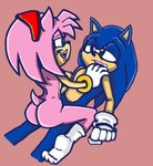 anthro clothing cowgirl_position duo female footwear from_front_position male male/female nipples nude nude_anthro nude_female on_bottom on_top penetration penile penile_penetration sex socks sonamy lewdsharx sega sonic_the_hedgehog_(series) amy_rose sonic_the_hedgehog eulipotyphlan hedgehog mammal