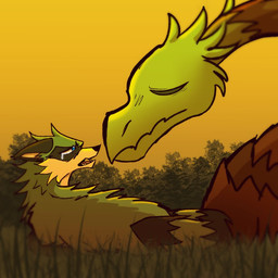 ambiguous_gender anthro blue_eyes bodily_fluids duo ears_back eyes_closed female frown fur grass green_body green_fur looking_at_another lying lying_on_ground markings on_ground on_side open_mouth orange_sky outside pivoted_ears plant sad sky striped_markings striped_tail stripes tail tail_markings tears teeth tree watamelyn rivals_of_aether lily_(rivals_of_aether) maypul elemental_creature flora_fauna mammal procyonid raccoon 1:1 2025 digital_media_(artwork)