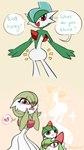 9:16 bodily_fluids broken_heart butt crying female gallade gardevoir generation_3_pokemon generation_4_pokemon grace_(sketchygarden) group hi_res humanoid joy_(sketchygarden) kirlia male nintendo noble_(sketchygarden) pokemon pokemon_(species) ralts red_eyes serenity_(sketchygarden) shocked sketchygarden sparkles tears text thick_calves thin_thighs weight_loss wide_hips