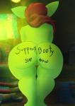 anus big_butt butt female genitals hair not_furry pussy short short_stack solo rohgen blizzard_entertainment warcraft goblin humanoid absurd_res hi_res