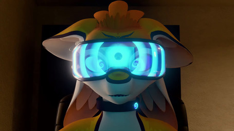 4_ears anthro butt claws collar control_collar ears_down feathered_wings feathers hypnosis hypnosis_fetish hypnotic_eyes hypnotic_visor male mind_control multi_ear oblivious open_mouth pivoted_ears solo spiral spiral_eyes spiri'vali text unaware_hypnosis winged_arms wings kaanavali hiyu_(modeler) blender_cycles hypnovember hypnovember2025 avali avian 16:9 3d_(artwork) 3d_animation animated blender_(artwork) digital_media_(artwork) hi_res no_sound short_playtime url webm widescreen