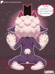 anthro arm_tuft border butt crown dialogue female fingers fur gesture hand_gesture headgear heart_symbol horn kneeling leg_tuft loli neckwear occult_symbol pentagram raised_hand shoulder_blades solo sparkles speech_bubble spread_legs spreading symbol tail talking_to_viewer text tuft v_sign white_body white_fur wool_(fur) young young_anthro young_female ultama_lokshar_(artist) cult_of_the_lamb massive_monster_(studio) lamb_(cult_of_the_lamb) bovid caprine caprine_demon demon mammal sheep sheep_demon alternate_version_at_paywall digital_drawing_(artwork) digital_media_(artwork) hi_res shaded tagme uncensored_version_at_paywall url